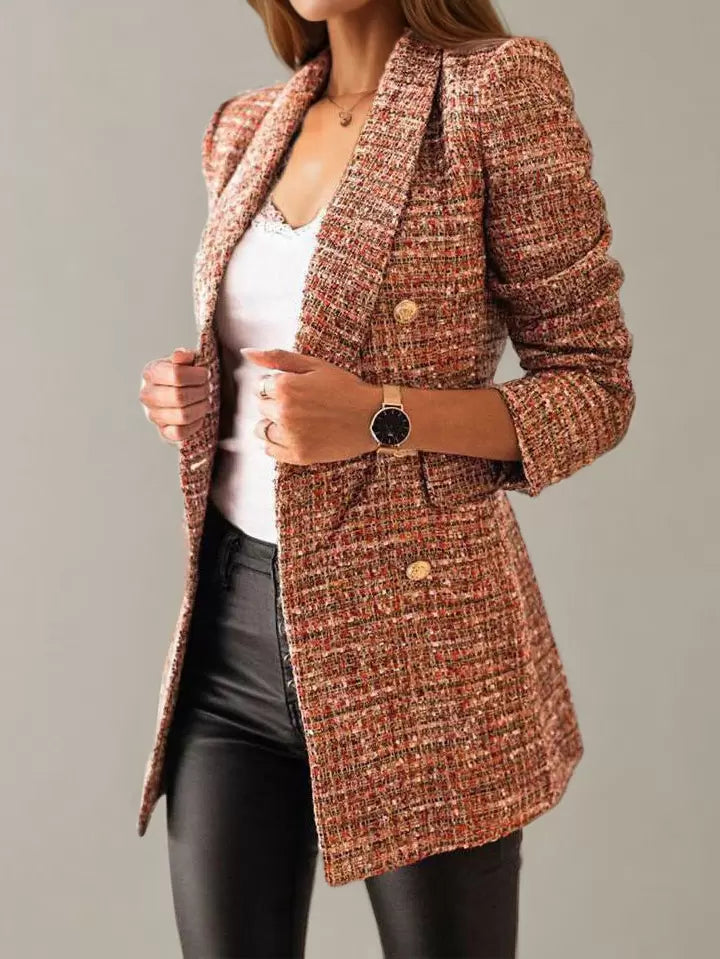 Charmaine Plaid Blazer